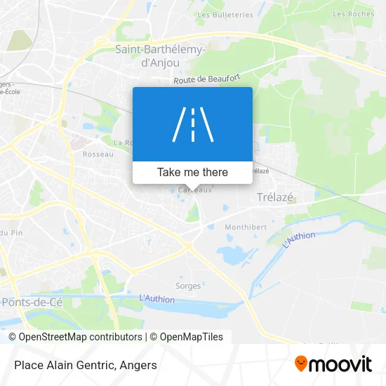 Place Alain Gentric map