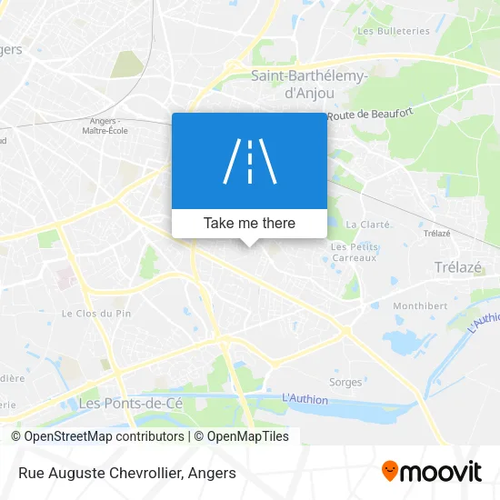 Rue Auguste Chevrollier map