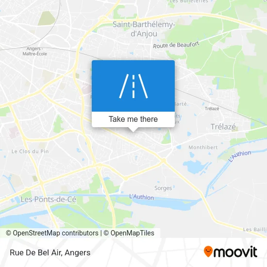 Rue De Bel Air map
