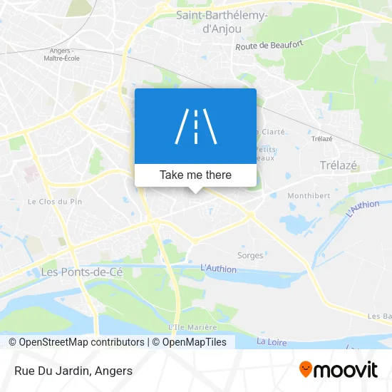 Rue Du Jardin map