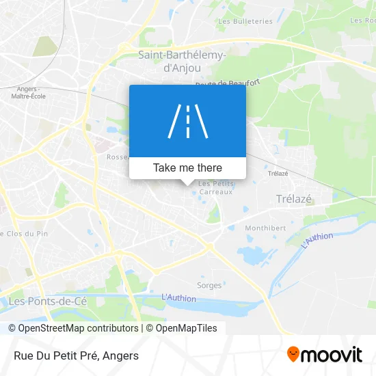 Rue Du Petit Pré map