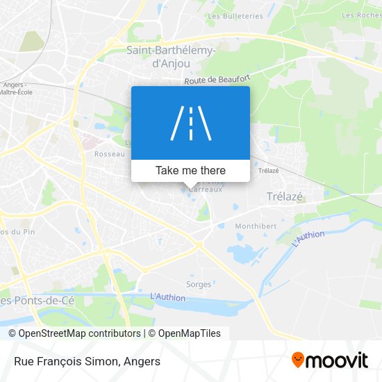 Rue François Simon map
