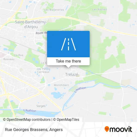 Rue Georges Brassens map