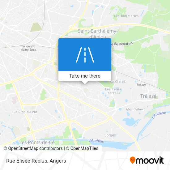 Rue Élisée Reclus map