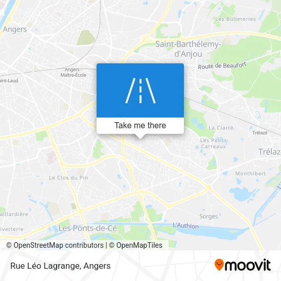Rue Léo Lagrange map