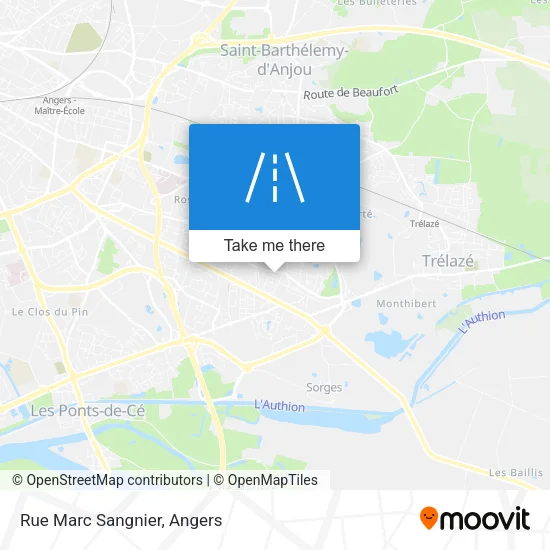 Rue Marc Sangnier map
