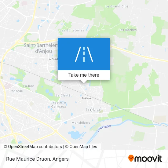 Rue Maurice Druon map