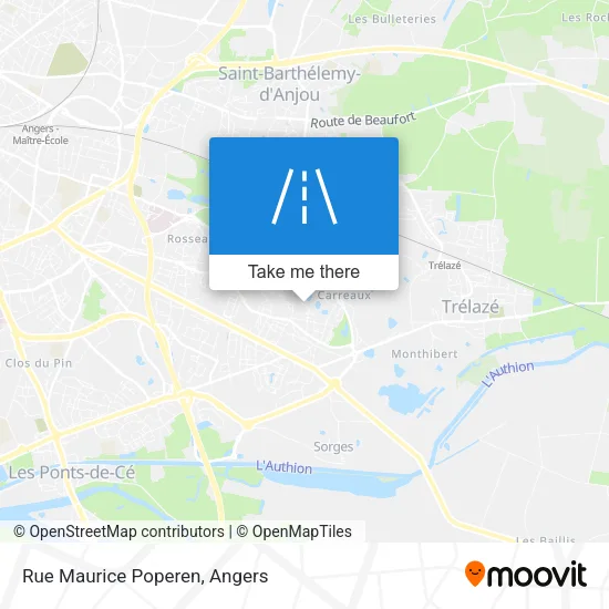 Rue Maurice Poperen map