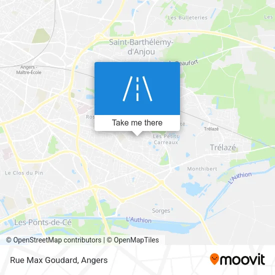 Rue Max Goudard map