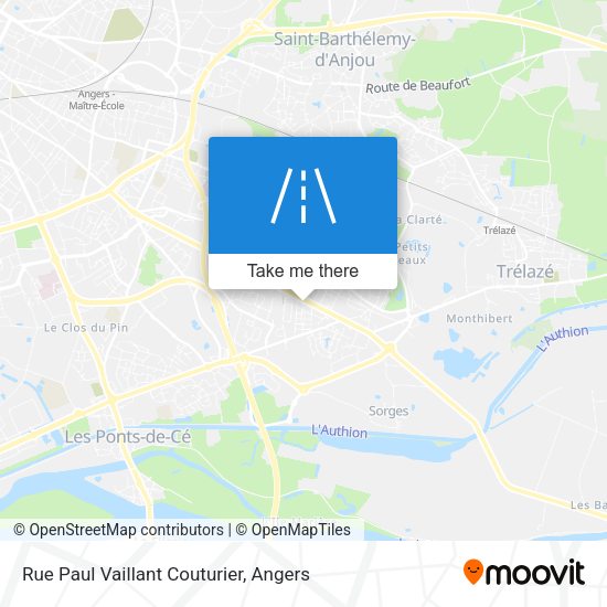 Rue Paul Vaillant Couturier map