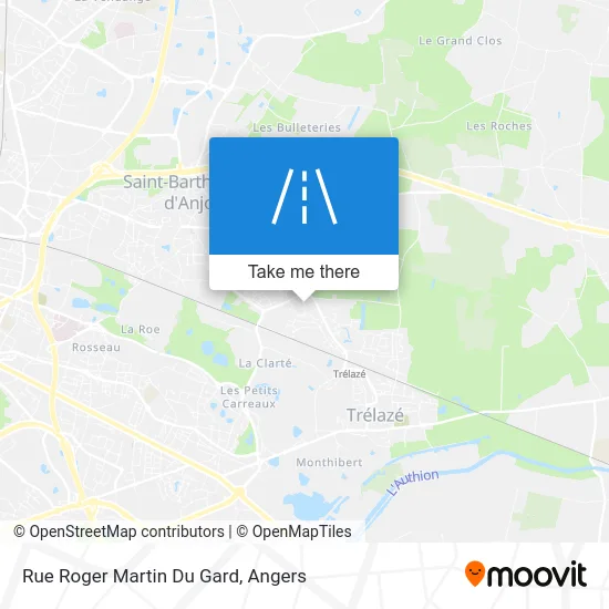 Rue Roger Martin Du Gard map