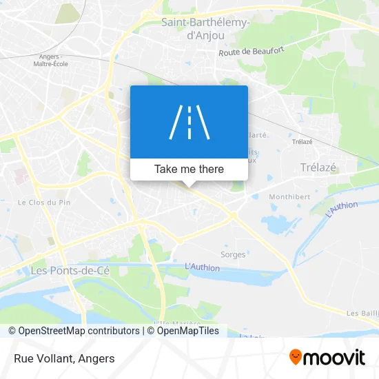 Rue Vollant map