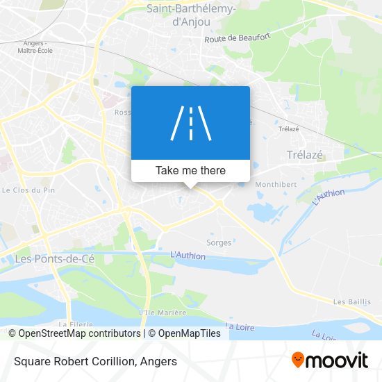 Square Robert Corillion map