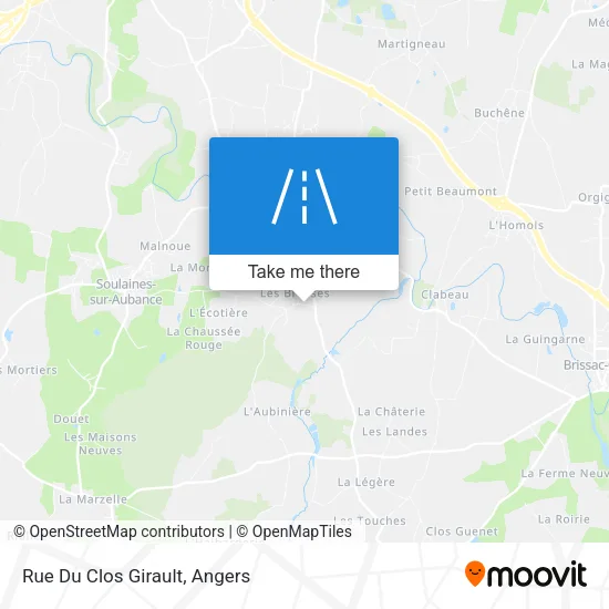 Rue Du Clos Girault map