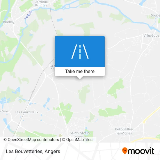 Les Bouvetteries map