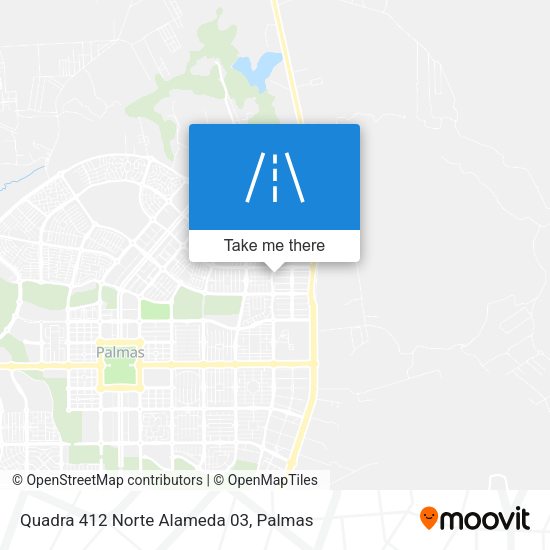 Quadra 412 Norte Alameda 03 map