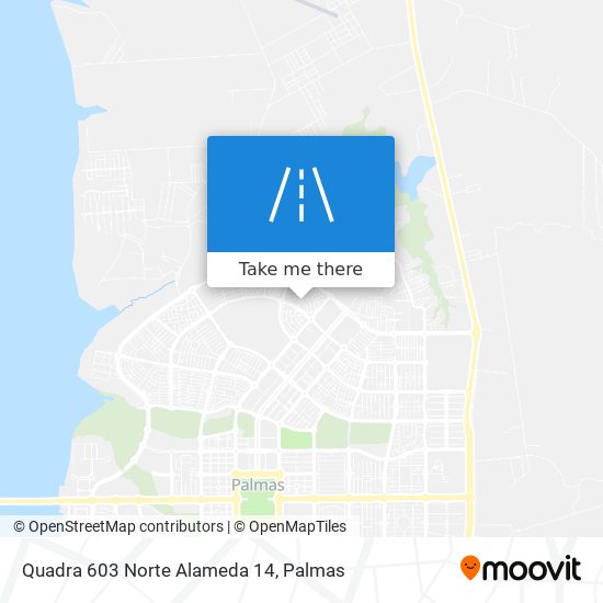 Quadra 603 Norte Alameda 14 map