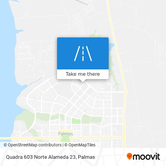 Quadra 603 Norte Alameda 23 map