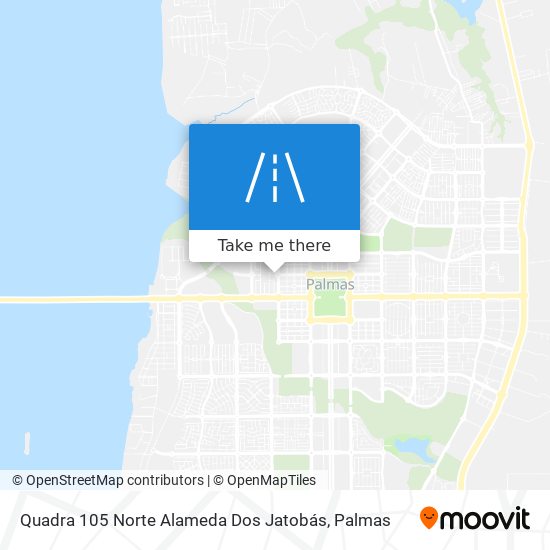 Quadra 105 Norte Alameda Dos Jatobás map