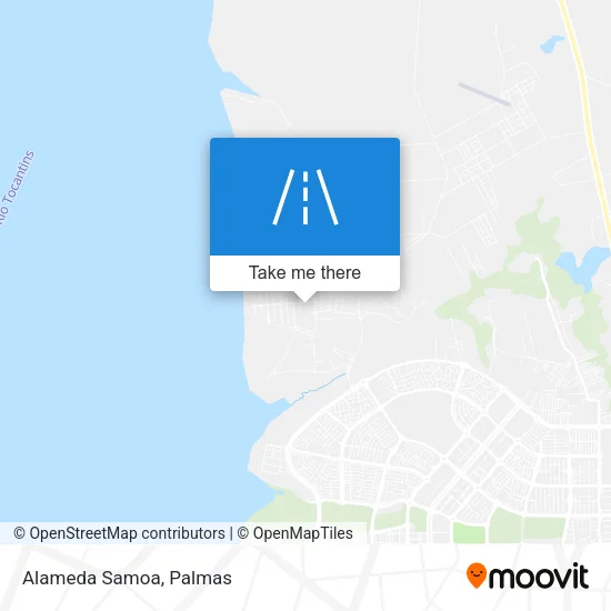 Alameda Samoa map