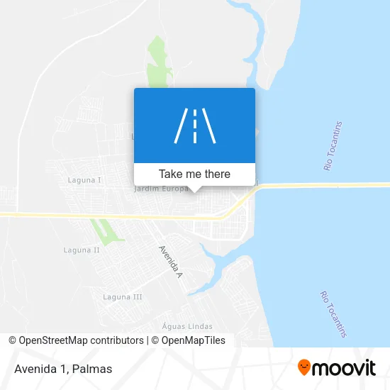 Avenida 1 map