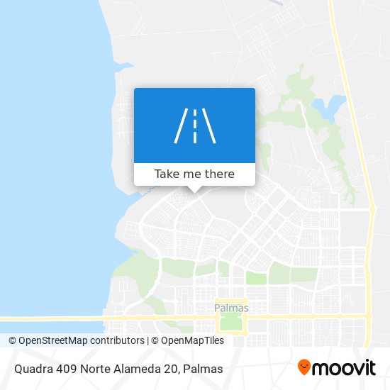 Quadra 409 Norte Alameda 20 map