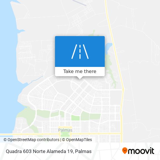 Quadra 603 Norte Alameda 19 map