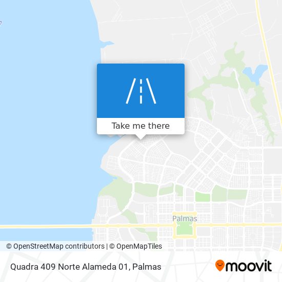 Quadra 409 Norte Alameda 01 map