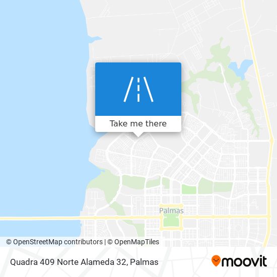 Quadra 409 Norte Alameda 32 map