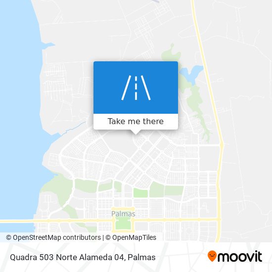 Quadra 503 Norte Alameda 04 map