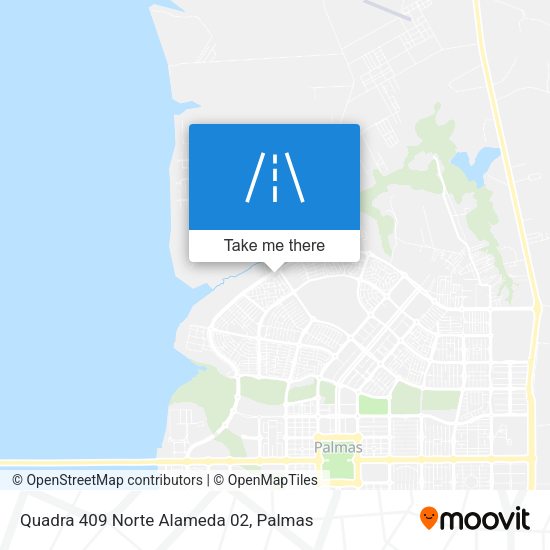 Quadra 409 Norte Alameda 02 map
