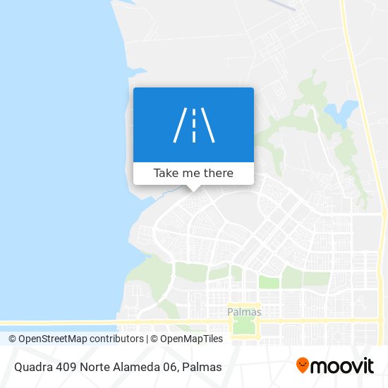 Quadra 409 Norte Alameda 06 map