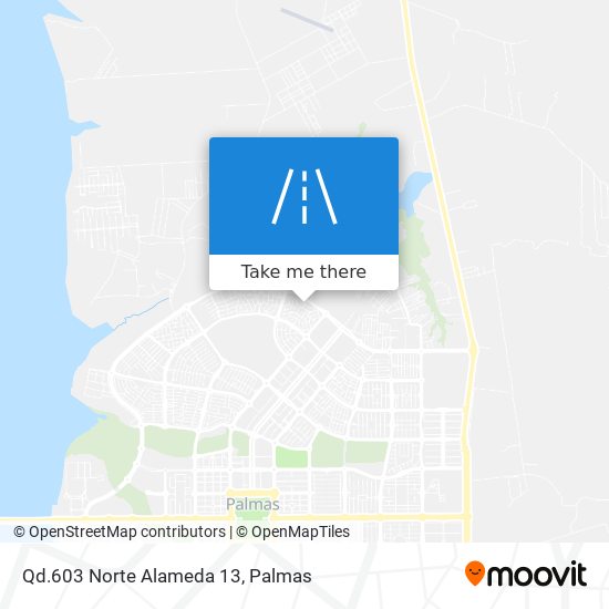 Qd.603 Norte Alameda 13 map