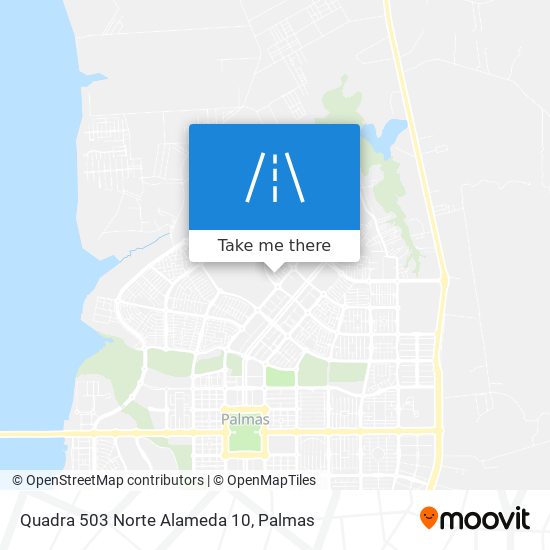 Quadra 503 Norte Alameda 10 map