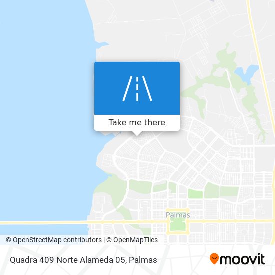 Quadra 409 Norte Alameda 05 map