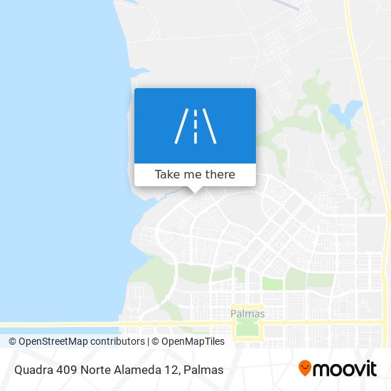 Quadra 409 Norte Alameda 12 map