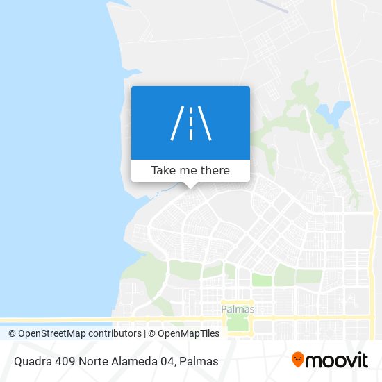 Quadra 409 Norte Alameda 04 map