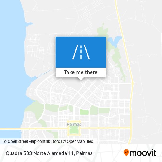 Quadra 503 Norte Alameda 11 map