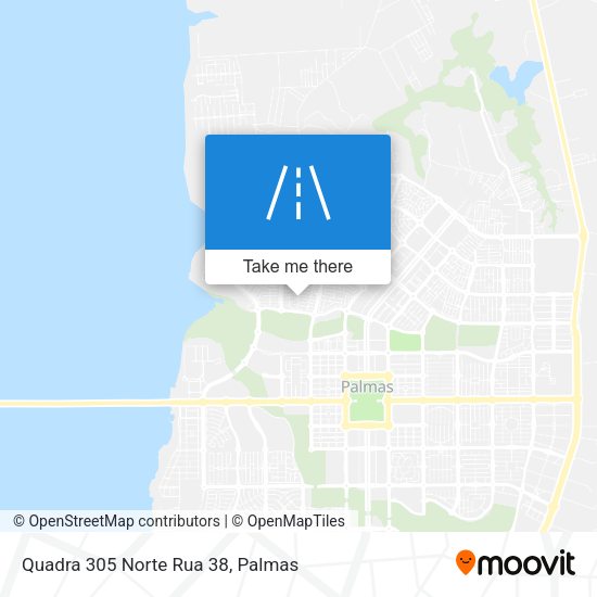Quadra 305 Norte Rua 38 map