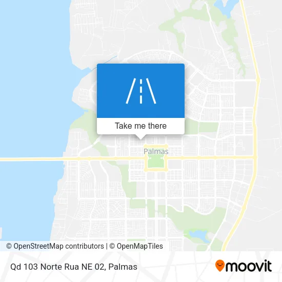 Qd 103 Norte Rua NE 02 map