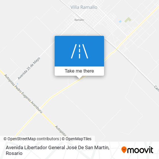 Avenida Libertador General José De San Martín map