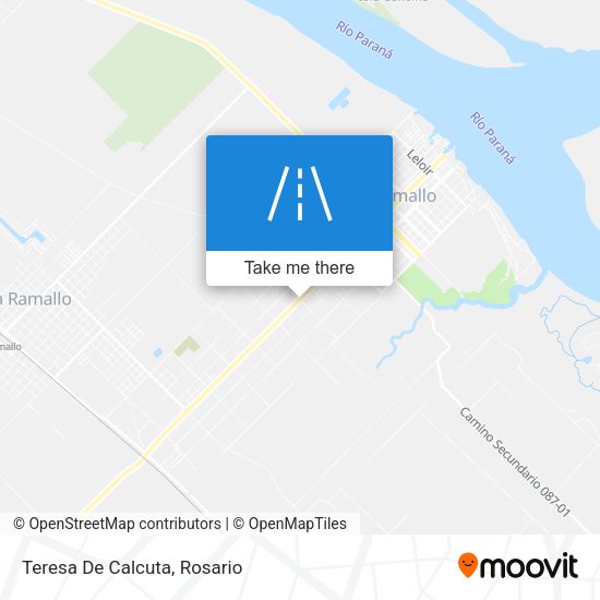 Mapa de Teresa De Calcuta