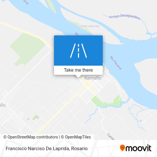 Francisco Narciso De Laprida map