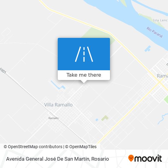 Avenida General José De San Martín map