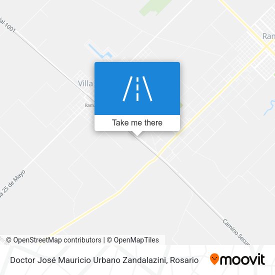 Doctor José Mauricio Urbano Zandalazini map