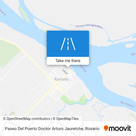 Paseo Del Puerto Doctor Arturo Jauretche map
