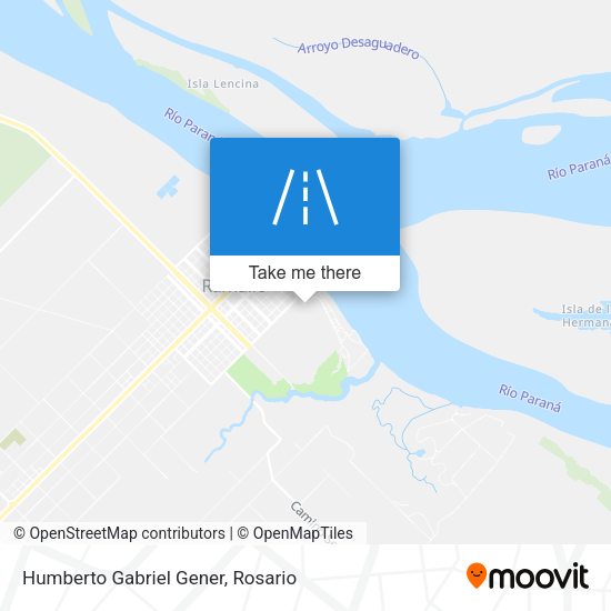 Humberto Gabriel Gener map