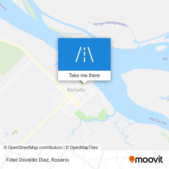 Fidel Osvaldo Díaz map