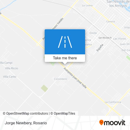 Mapa de Jorge Newbery