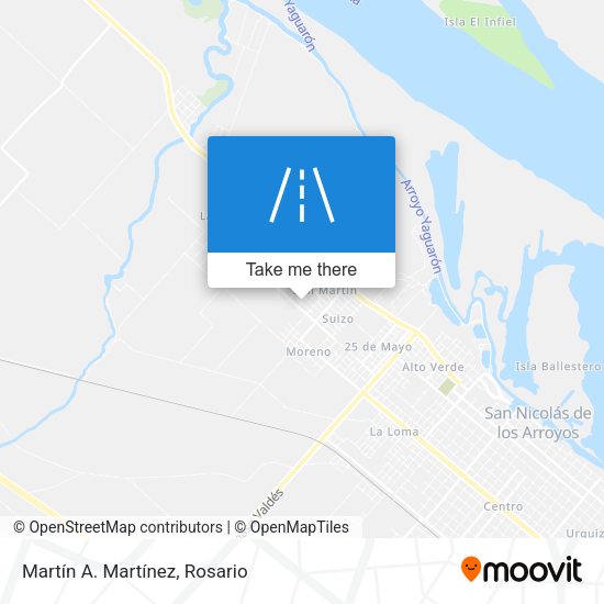 Martín A. Martínez map